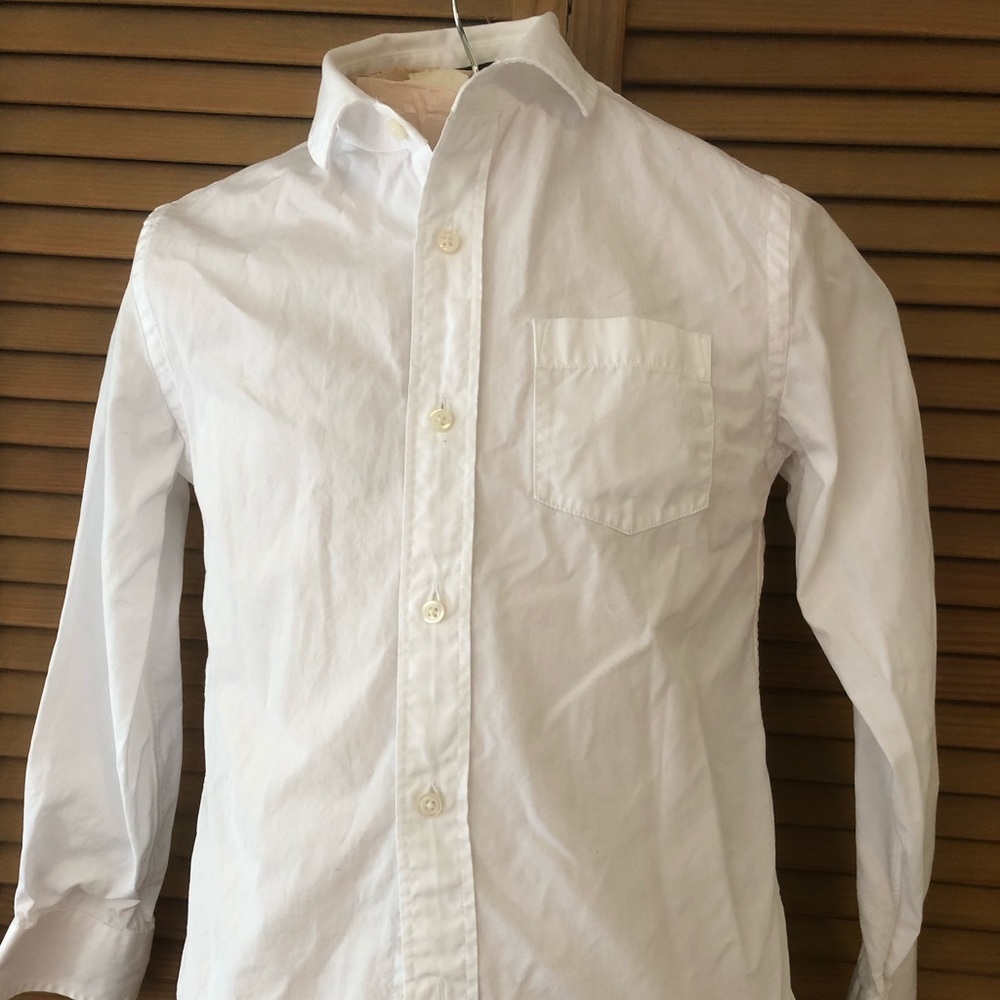 Crewcuts by J. Crew Boys Cotton shirt-white Sz. 10